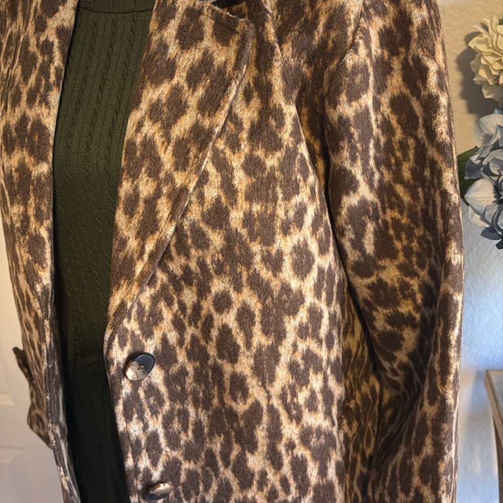 Asobio animal print jacket or topper sz S - Picture 2 of 5